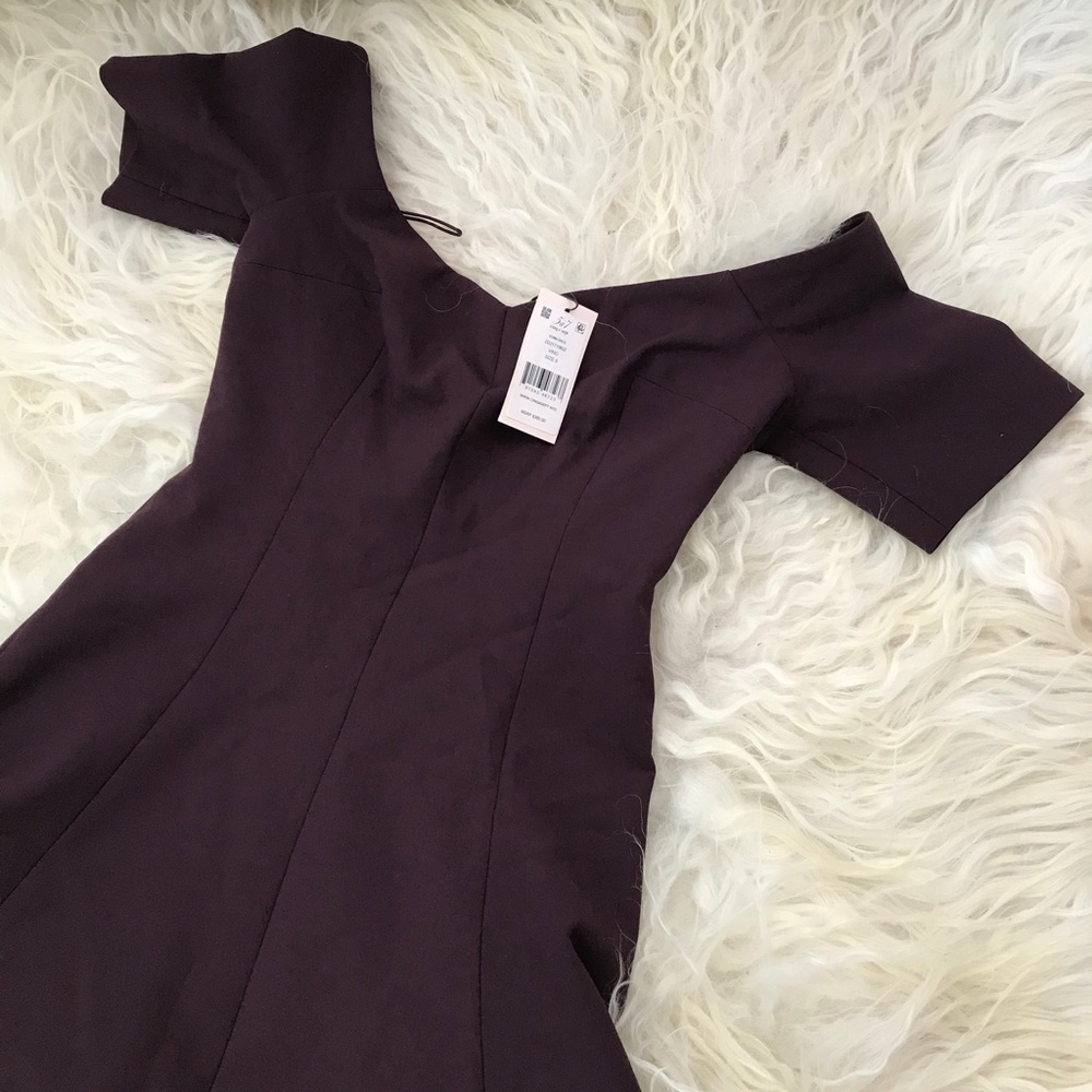 Cinq a Sept Kenna Off-the-Shoulder Skater Dress - Picture 6 of 6